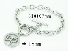 HY Wholesale Bracelets 316L Stainless Steel Jewelry Bracelets-HY91B0165NLR