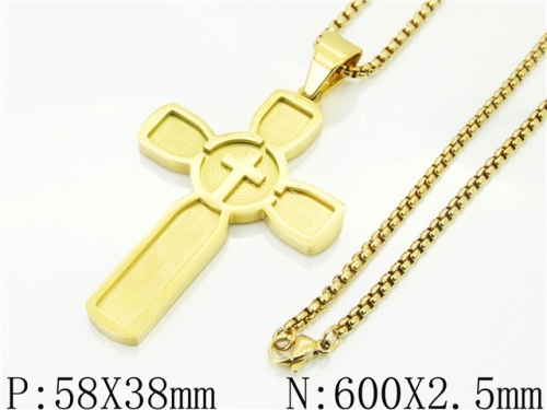 HY Wholesale Necklaces Stainless Steel 316L Jewelry Necklaces-HY09N1307HLZ