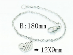 HY Wholesale Bracelets 316L Stainless Steel Jewelry Bracelets-HY91B0246KW