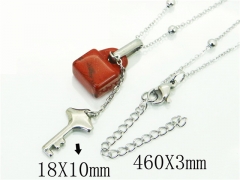 HY Wholesale Necklaces Stainless Steel 316L Jewelry Necklaces-HY92N0412HIG