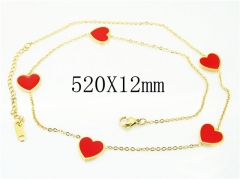 HY Wholesale Necklaces Stainless Steel 316L Jewelry Necklaces-HY80N0572OW