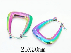 HY Wholesale Earrings 316L Stainless Steel Earrings-HY70E0784LB