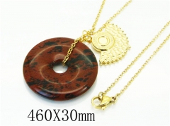 HY Wholesale Necklaces Stainless Steel 316L Jewelry Necklaces-HY92N0381HLS