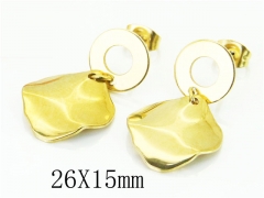 HY Wholesale Earrings 316L Stainless Steel Earrings-HY91E0369MD