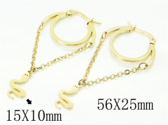 HY Wholesale Earrings 316L Stainless Steel Earrings-HY89E0501JLG