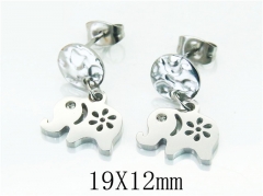 HY Wholesale Earrings 316L Stainless Steel Earrings-HY91E0384MV
