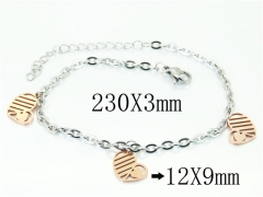 HY Wholesale Bracelets 316L Stainless Steel Jewelry Bracelets-HY91B0295OLF