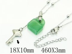 HY Wholesale Necklaces Stainless Steel 316L Jewelry Necklaces-HY92N0415HIR