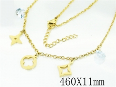 HY Wholesale Necklaces Stainless Steel 316L Jewelry Necklaces-HY64N0148PW
