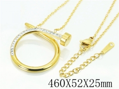 HY Wholesale Necklaces Stainless Steel 316L Jewelry Necklaces-HY80N0569OL