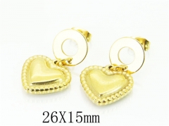 HY Wholesale Earrings 316L Stainless Steel Earrings-HY91E0366MZ