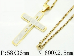 HY Wholesale Necklaces Stainless Steel 316L Jewelry Necklaces-HY09N1319HLS