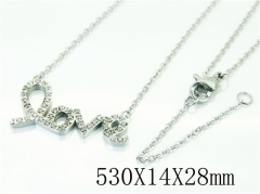 HY Wholesale Necklaces Stainless Steel 316L Jewelry Necklaces-HY22N0100HKD