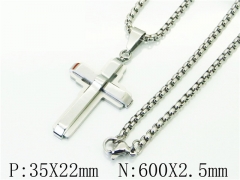 HY Wholesale Necklaces Stainless Steel 316L Jewelry Necklaces-HY09N1329PX