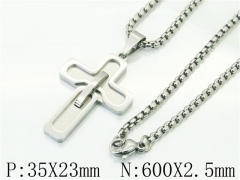 HY Wholesale Necklaces Stainless Steel 316L Jewelry Necklaces-HY09N1337PA