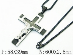 HY Wholesale Necklaces Stainless Steel 316L Jewelry Necklaces-HY09N1318HMA