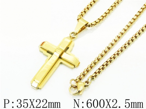HY Wholesale Necklaces Stainless Steel 316L Jewelry Necklaces-HY09N1330HIS