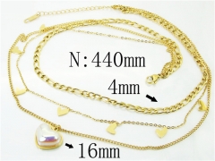 HY Wholesale Necklaces Stainless Steel 316L Jewelry Necklaces-HY32N0630HKF