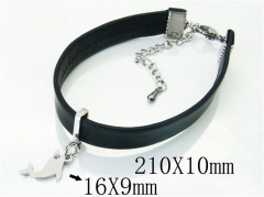 HY Wholesale Bracelets 316L Stainless Steel And Leather Jewelry Bracelets-HY91B0149NF