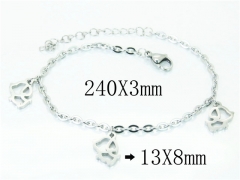 HY Wholesale Bracelets 316L Stainless Steel Jewelry Bracelets-HY91B0226NLQ