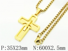 HY Wholesale Necklaces Stainless Steel 316L Jewelry Necklaces-HY09N1338HIW
