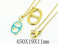 HY Wholesale Necklaces Stainless Steel 316L Jewelry Necklaces-HY21N0106HIQ