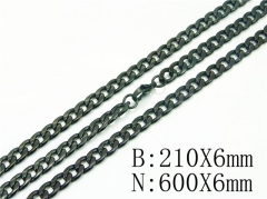 HY Wholesale Stainless Steel 316L Necklaces Bracelets Sets-HY40S0490HIC