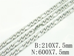 HY Wholesale Stainless Steel 316L Necklaces Bracelets Sets-HY40S0472HHX