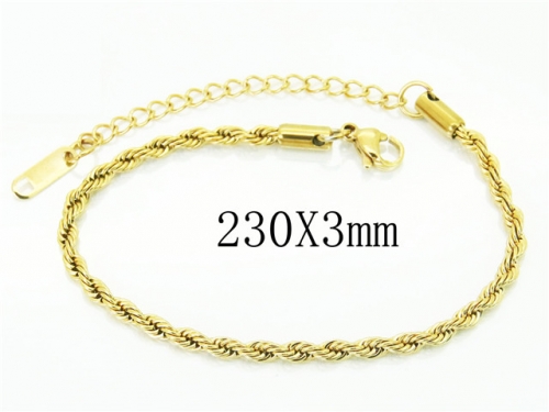HY Wholesale Bracelets 316L Stainless Steel Jewelry Bracelets-HY40B1269IO
