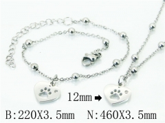 HY Wholesale Stainless Steel 316L Necklaces Bracelets Sets-HY91S1240HXX