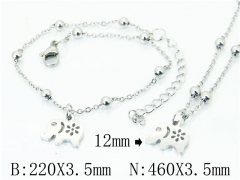 HY Wholesale Stainless Steel 316L Necklaces Bracelets Sets-HY91S1246HBB