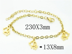 HY Wholesale Bracelets 316L Stainless Steel Jewelry Bracelets-HY91B0277PC