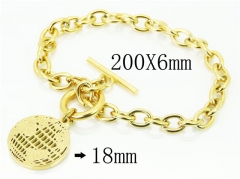 HY Wholesale Bracelets 316L Stainless Steel Jewelry Bracelets-HY91B0179OLV
