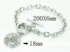 HY Wholesale Bracelets 316L Stainless Steel Jewelry Bracelets-HY91B0162NLU