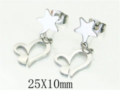 HY Wholesale Earrings 316L Stainless Steel Earrings-HY91E0378LT