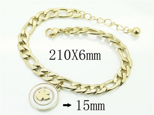 HY Wholesale Bracelets 316L Stainless Steel Jewelry Bracelets-HY51B0215HMX