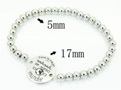 HY Wholesale Bracelets 316L Stainless Steel Jewelry Bracelets-HY51B0218HZZ