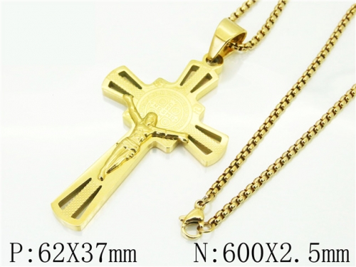 HY Wholesale Necklaces Stainless Steel 316L Jewelry Necklaces-HY09N1312HMS