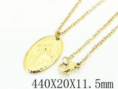 HY Wholesale Necklaces Stainless Steel 316L Jewelry Necklaces-HY92N0407PS