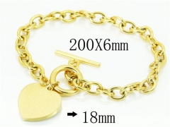 HY Wholesale Bracelets 316L Stainless Steel Jewelry Bracelets-HY91B0177OLF