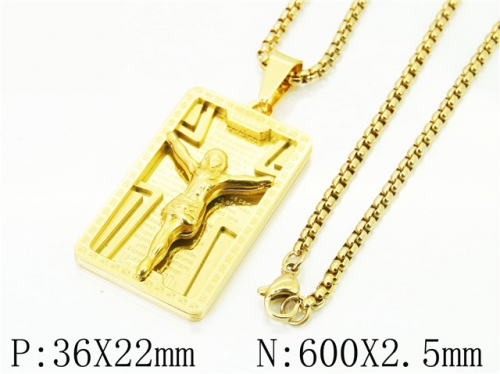 HY Wholesale Necklaces Stainless Steel 316L Jewelry Necklaces-HY09N1301HMW