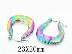 HY Wholesale Earrings 316L Stainless Steel Earrings-HY70E0789LA