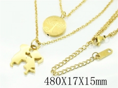 HY Wholesale Necklaces Stainless Steel 316L Jewelry Necklaces-HY80N0578ML