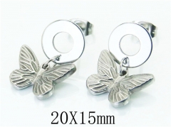 HY Wholesale Earrings 316L Stainless Steel Earrings-HY91E0350LY