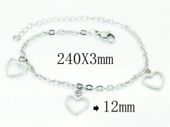 HY Wholesale Bracelets 316L Stainless Steel Jewelry Bracelets-HY91B0221NLX