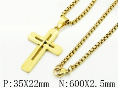 HY Wholesale Necklaces Stainless Steel 316L Jewelry Necklaces-HY09N1334HIX