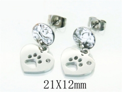 HY Wholesale Earrings 316L Stainless Steel Earrings-HY91E0387MQ