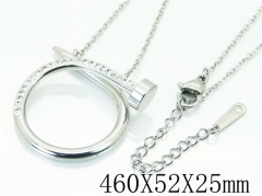 HY Wholesale Necklaces Stainless Steel 316L Jewelry Necklaces-HY80N0568NL