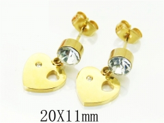 HY Wholesale Earrings 316L Stainless Steel Earrings-HY91E0403OW