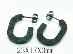 HY Wholesale Earrings 316L Stainless Steel Earrings-HY70E0810LX